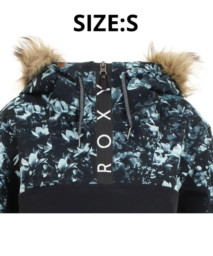 新品未使用　ROXY ファー付きスノーボードウェア　スキー　スノーウェア