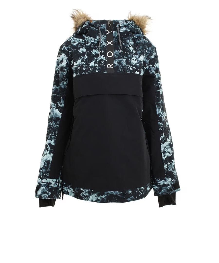 新品未使用　ROXY ファー付きスノーボードウェア　スキー　スノーウェア