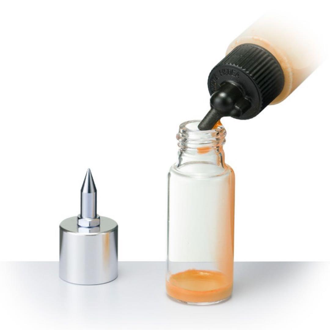 【新品】SPARMAX FLYER-SR2 エアブラシ スペアノズルボトル4本付