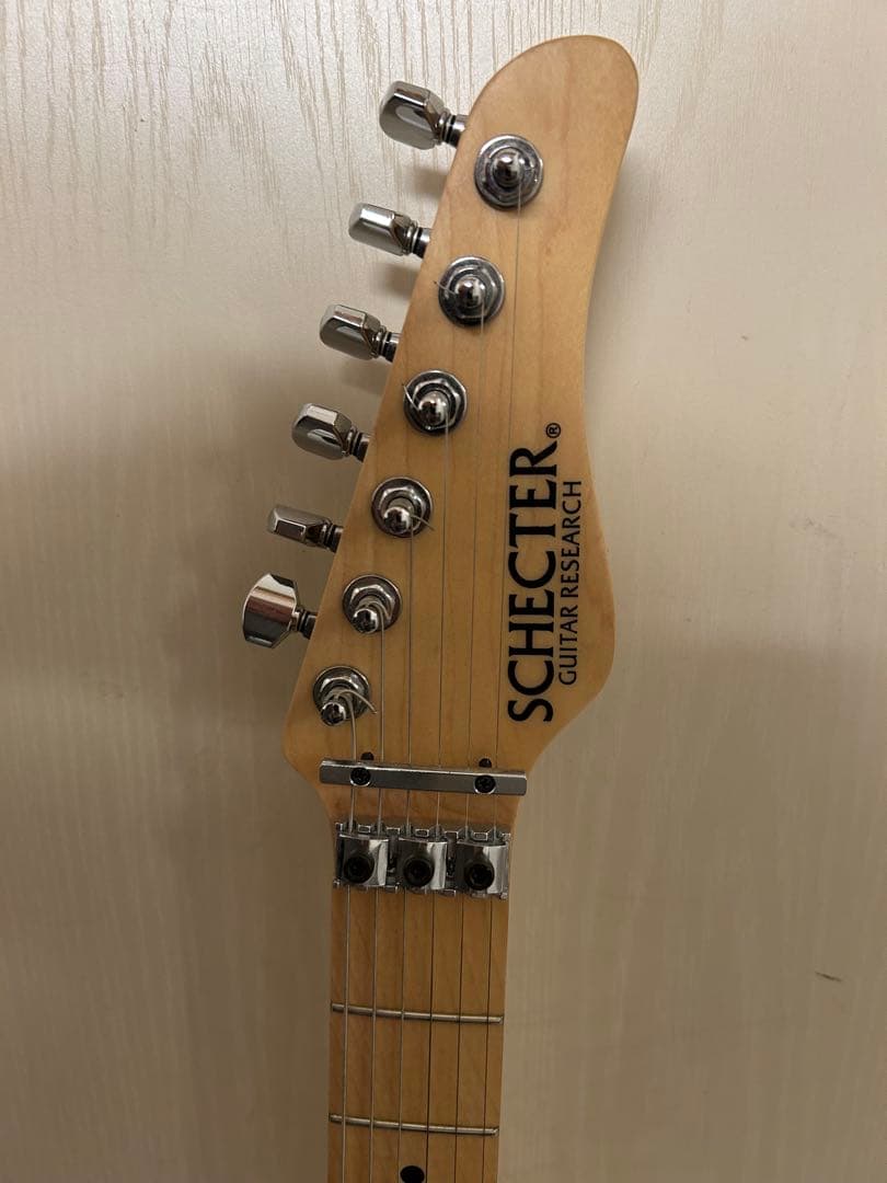 Schecter エレキギター オレンジ