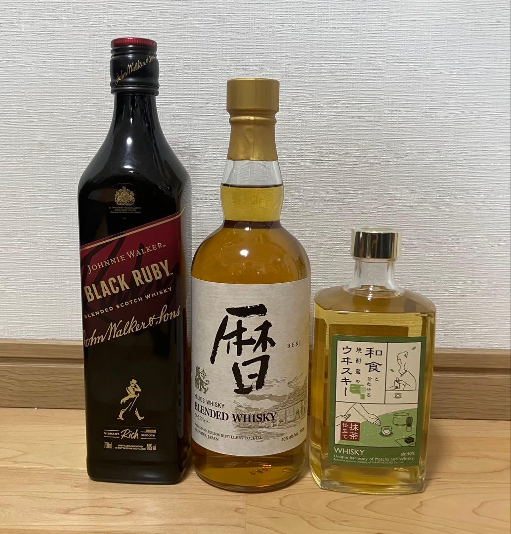 ウイスキー３本・泡盛2本・リキュール類3本のお酒の8本セットです。