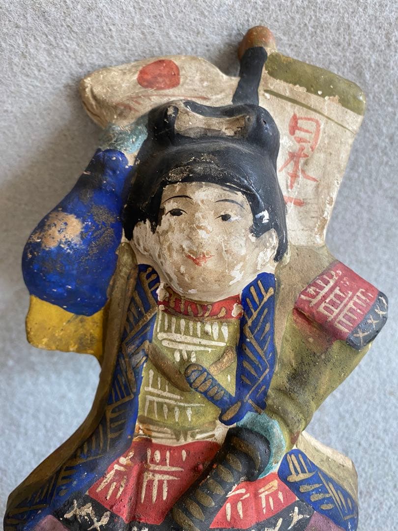 ヴィンテージレトロ／伏見人形・土人形★桃太郎