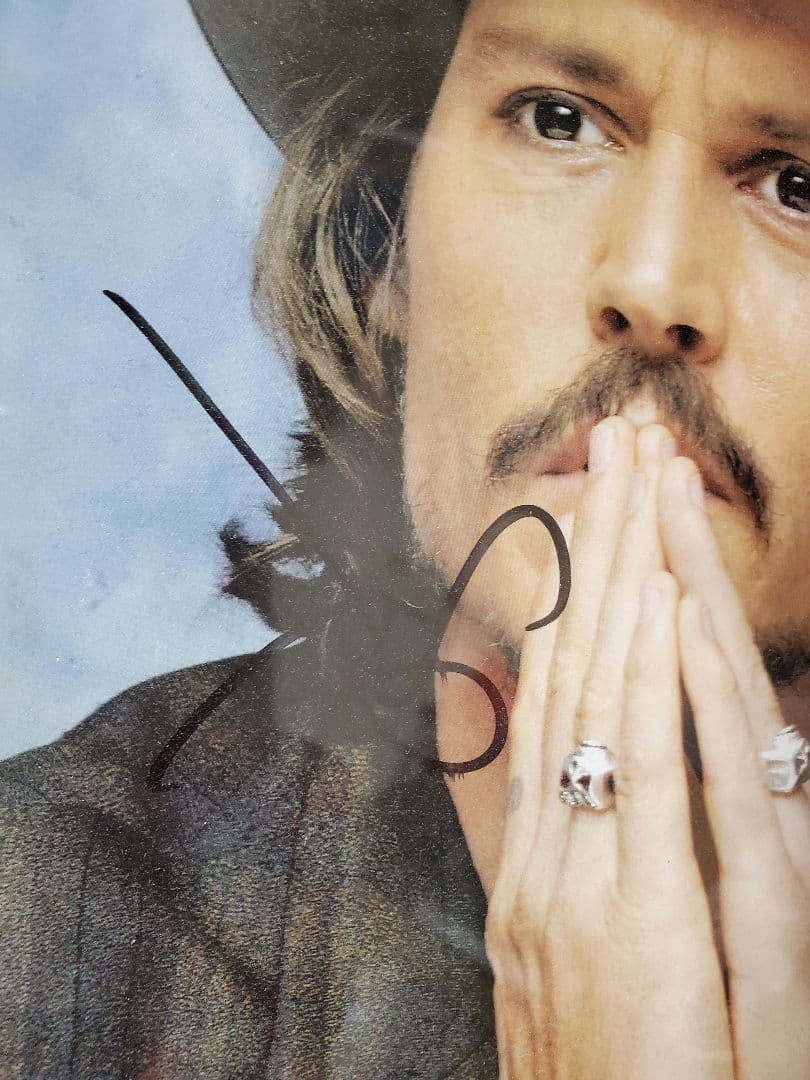 Johnny Depp ジョニーデップ サイン