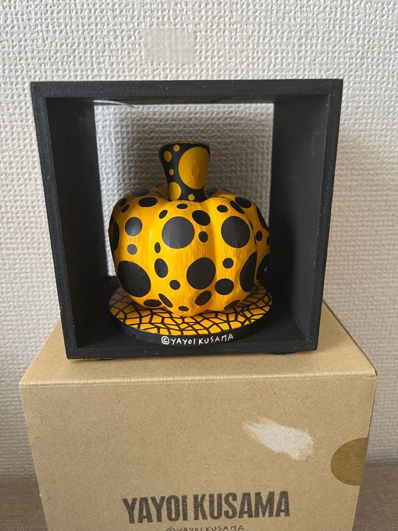 美品 草間彌生 展 かぼちゃ 展示用オブジェ YAYOI KUSAMA