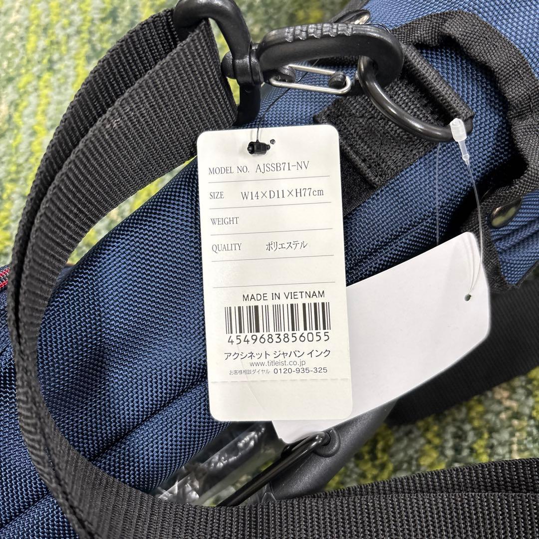 h*y様 未使用美品Titleist ゴルフバッグ ネイビー　タグ付き