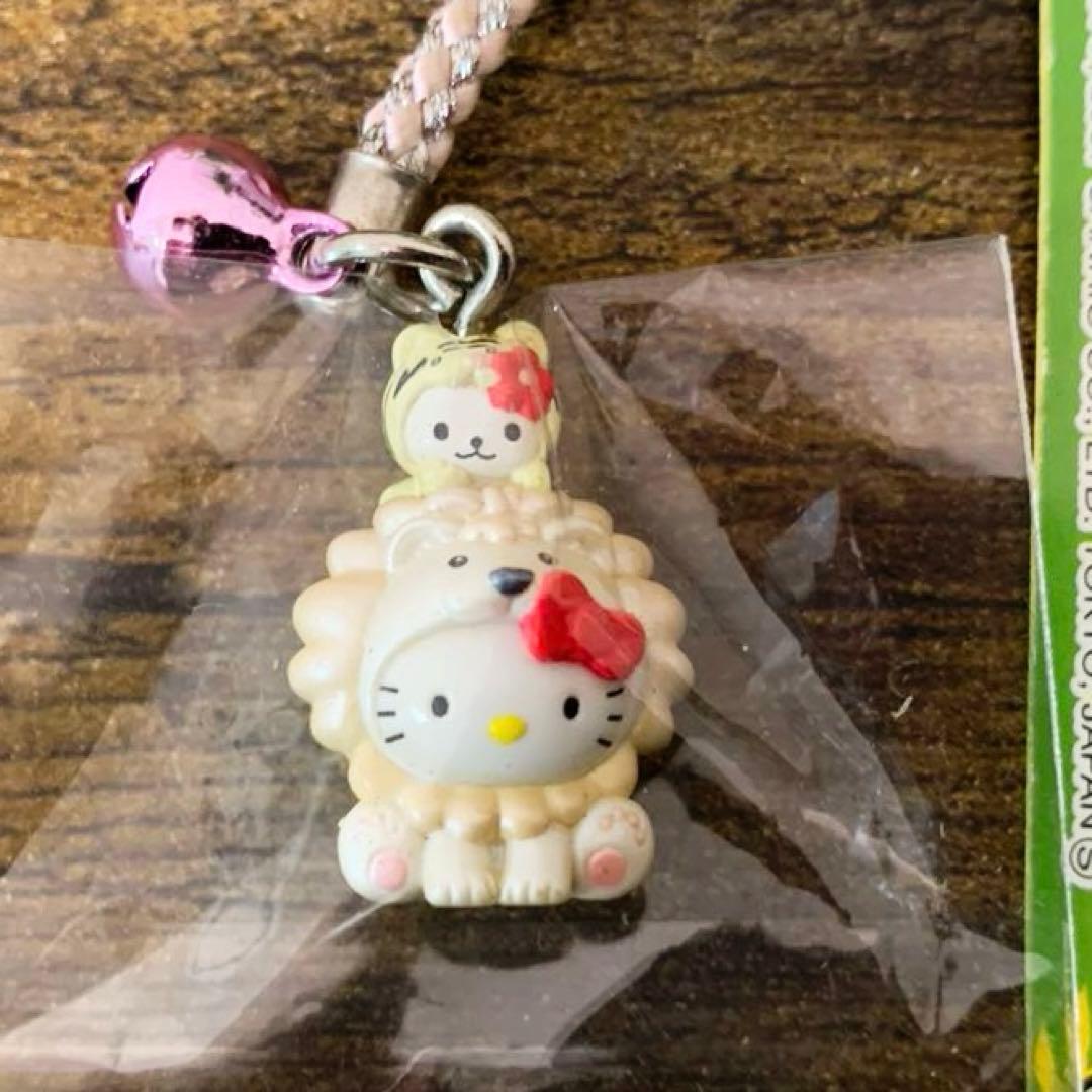 ★激レア★ハローキティ 根付　変身トラ　ストラップマスコット　3点　平成レトロ