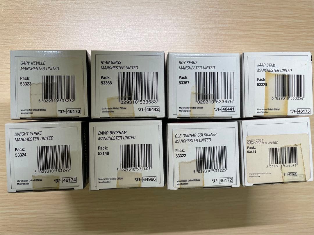 マンチェスター・ユナイテッド フィギュア 8体セット