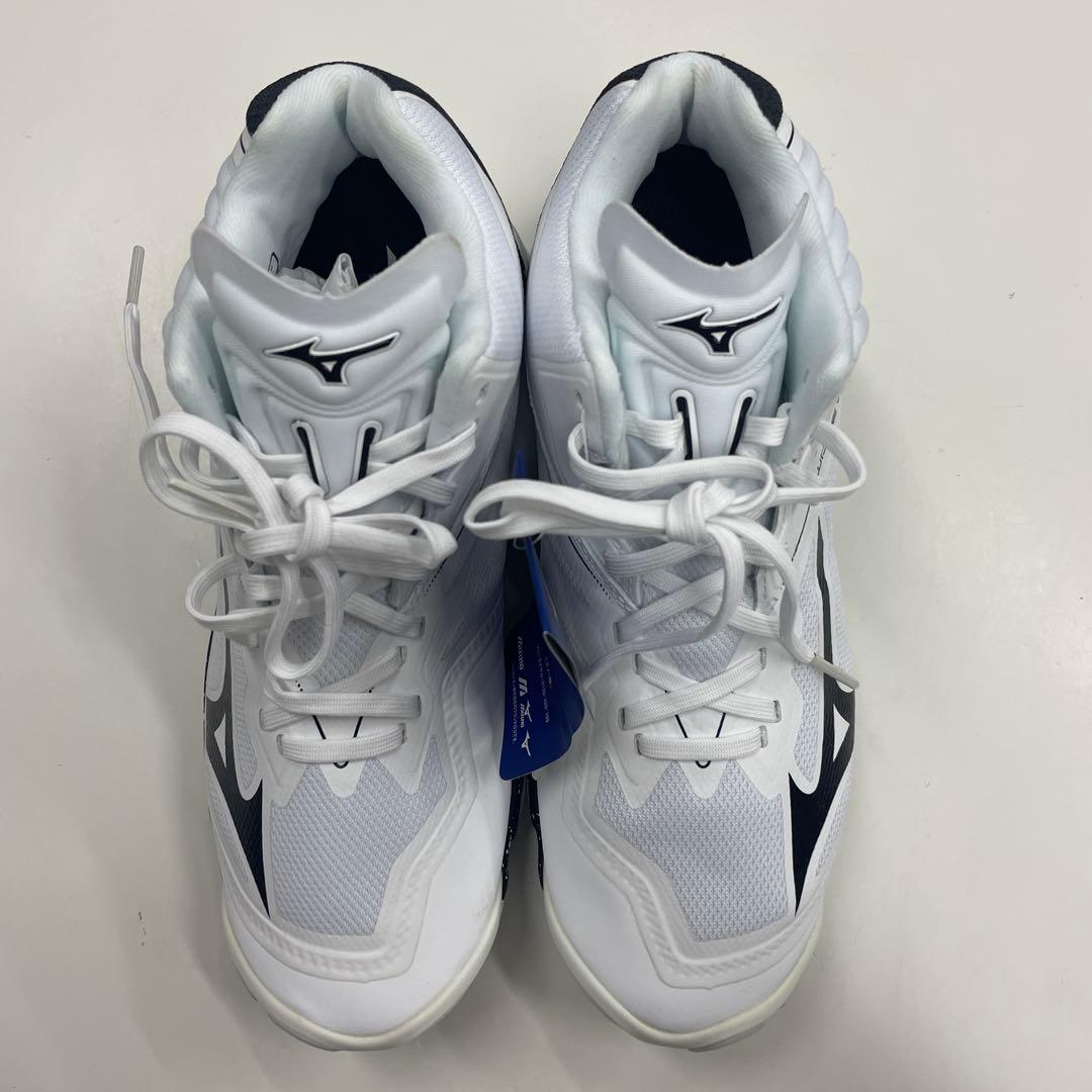 ミズノ　バレーシュ－ズ　ミッドカット　ウェ－ブライトニングＺ6 24.5cm