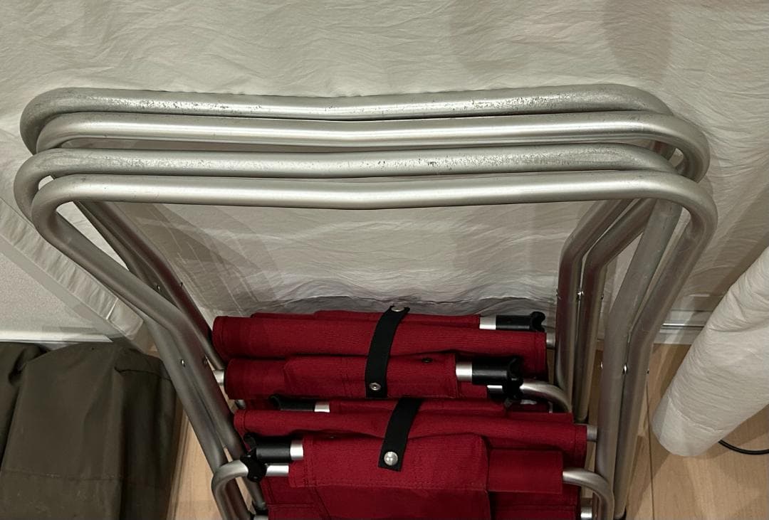  peak（スノーピーク） FDチェアワイド RD　４脚セット