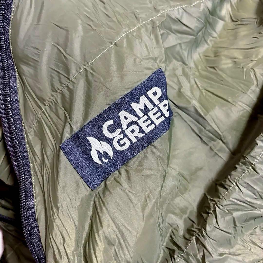 キャンプグリーブ 国内ブランド ダウンシュラフ 秋冬春用 寝袋 ダウン マミー型