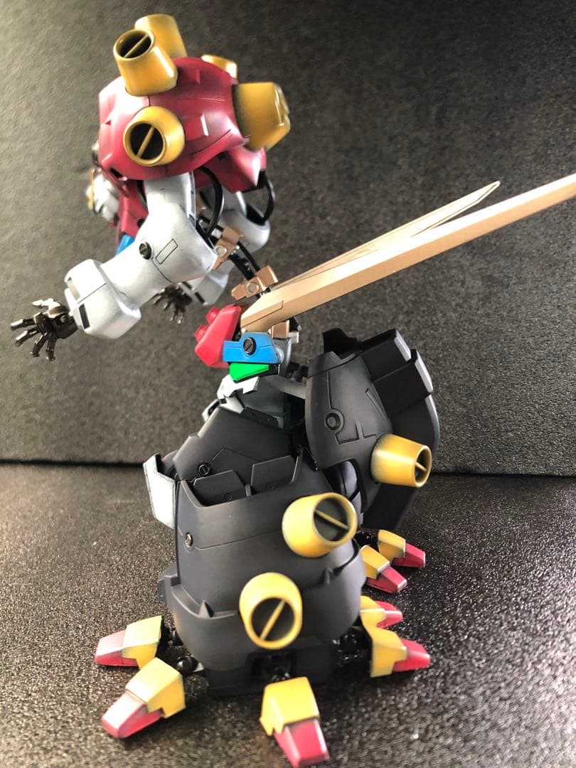 ガンプラ　バンダイ　デビルガンダム　旧キット　改造　全塗装　完成品【Gガンダム】