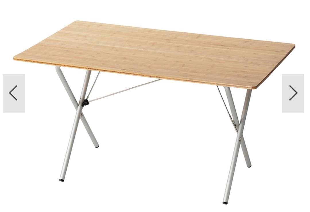 新品未使用】スノーピーク ワンアクションテーブルロング 竹 LV-015T