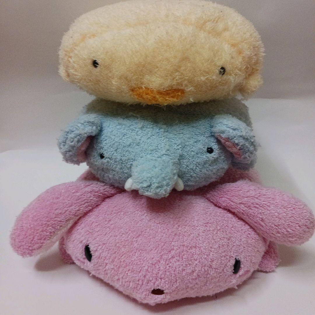 フリッカぬいぐるみ3点セット☆株式会社まつもと☆Fricca☆うさぎぞうひよこ