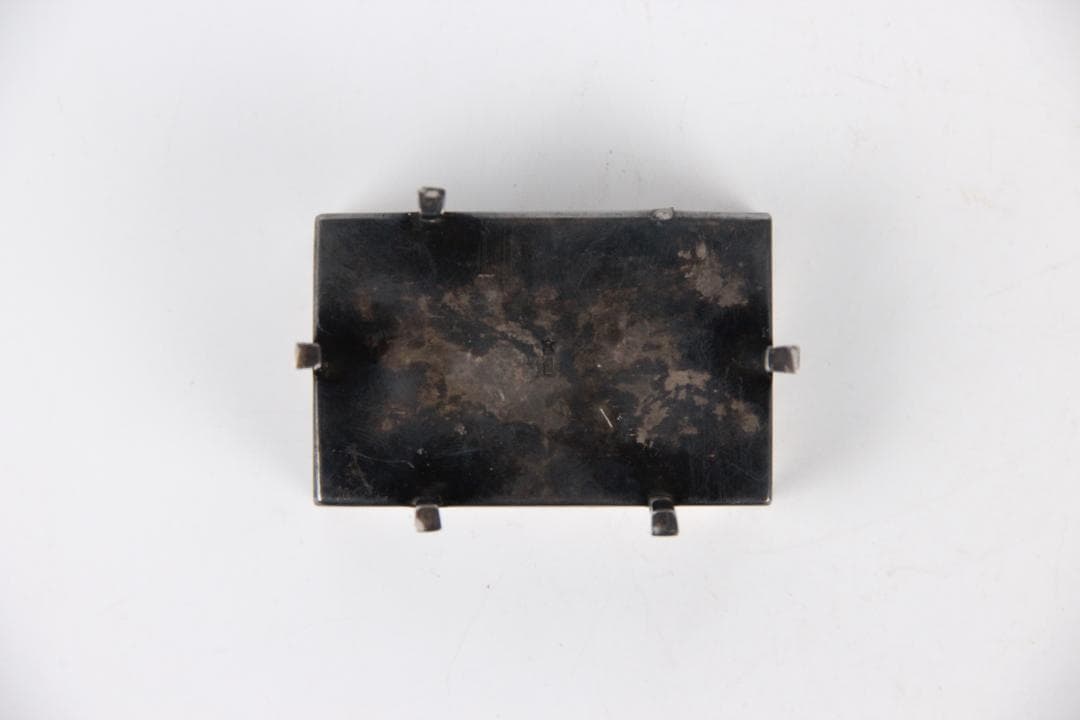 明治 昭和 ベスト 刻印 純銀ボンボ 指輪　重さ67.2g　FF01-07