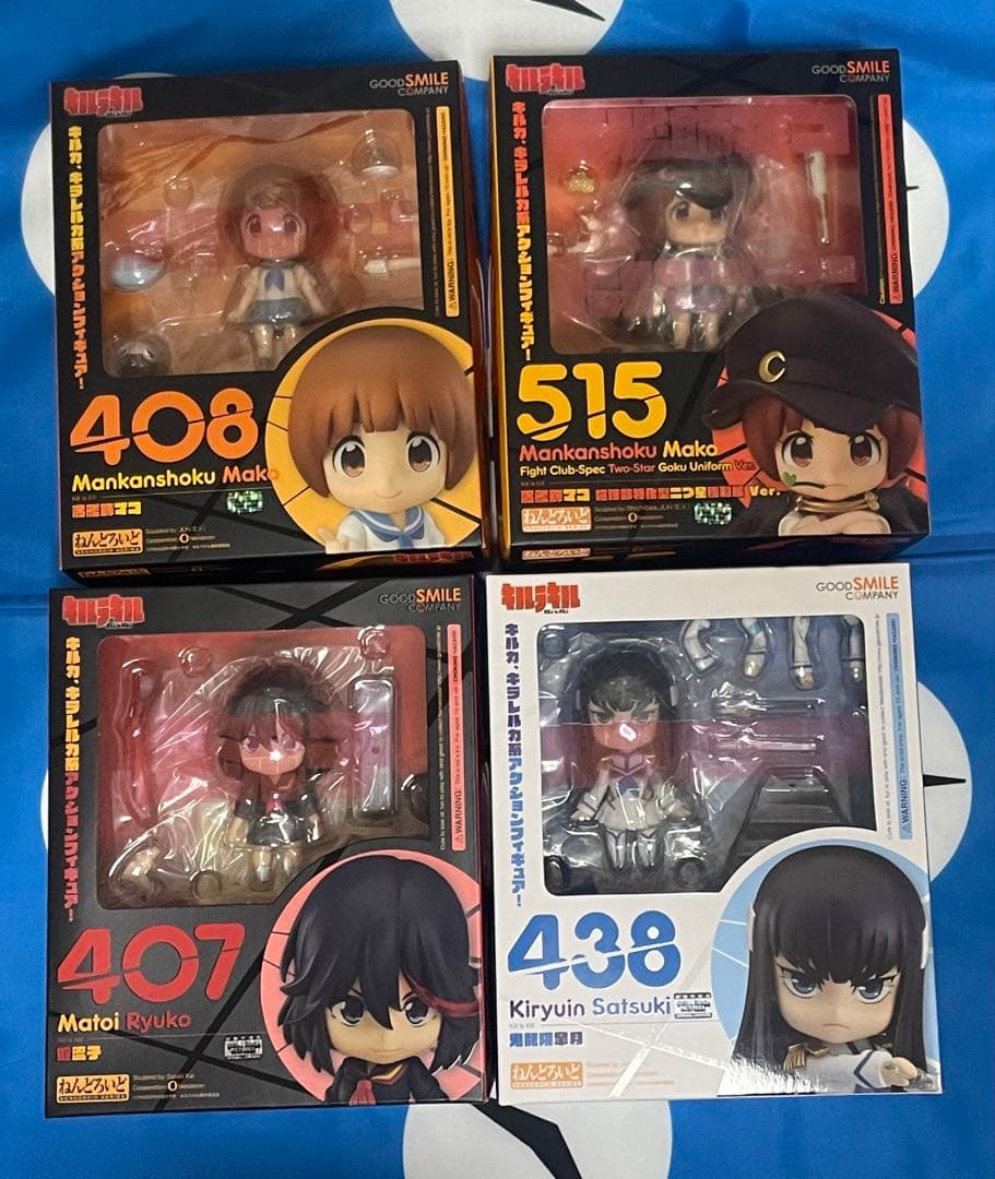 【ねんどろいど】纏流子、満艦飾マコ（2種）、鬼龍院皐月／キルラキル