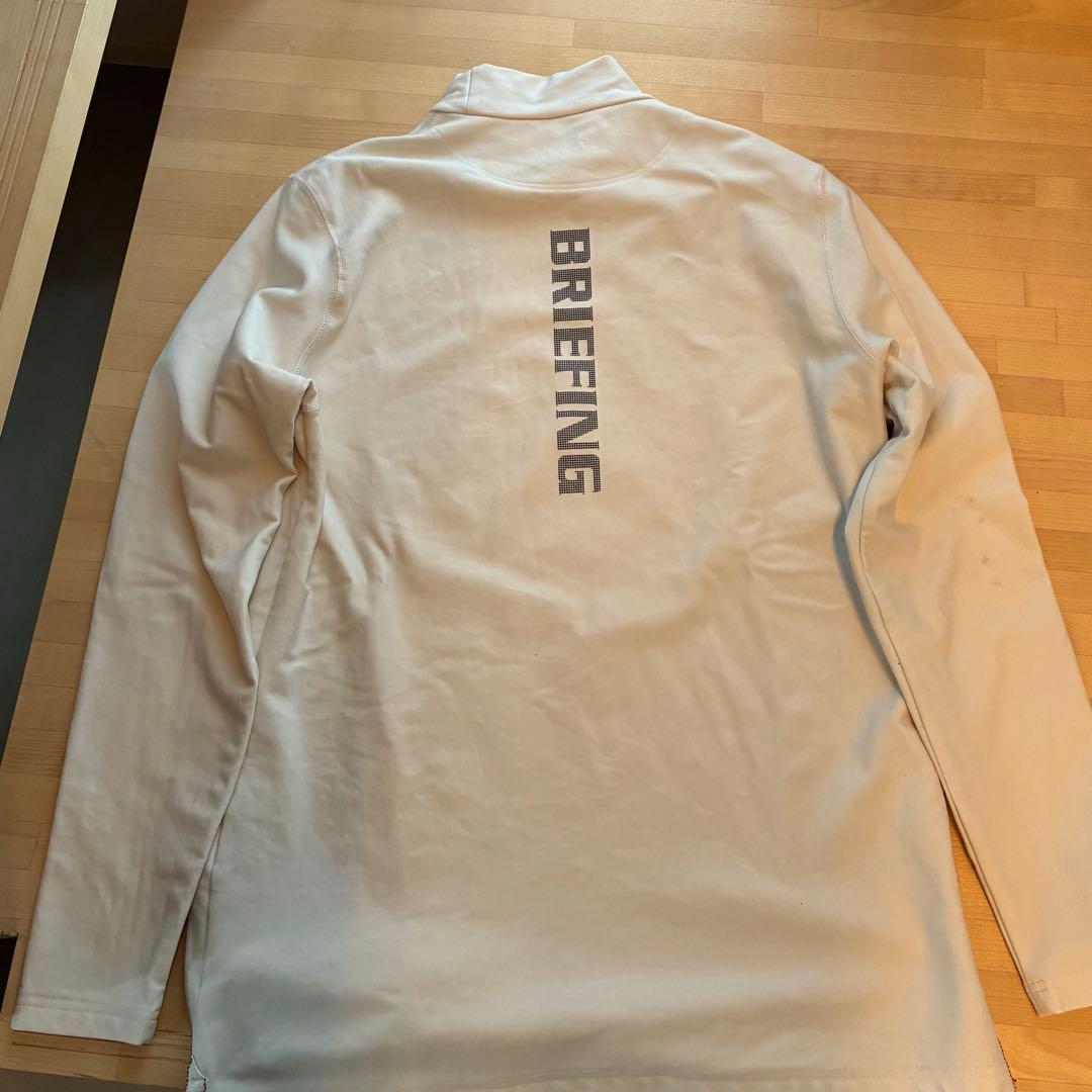 BRIEFING モールネックロングスリーブシャツ Lサイズ裏起毛