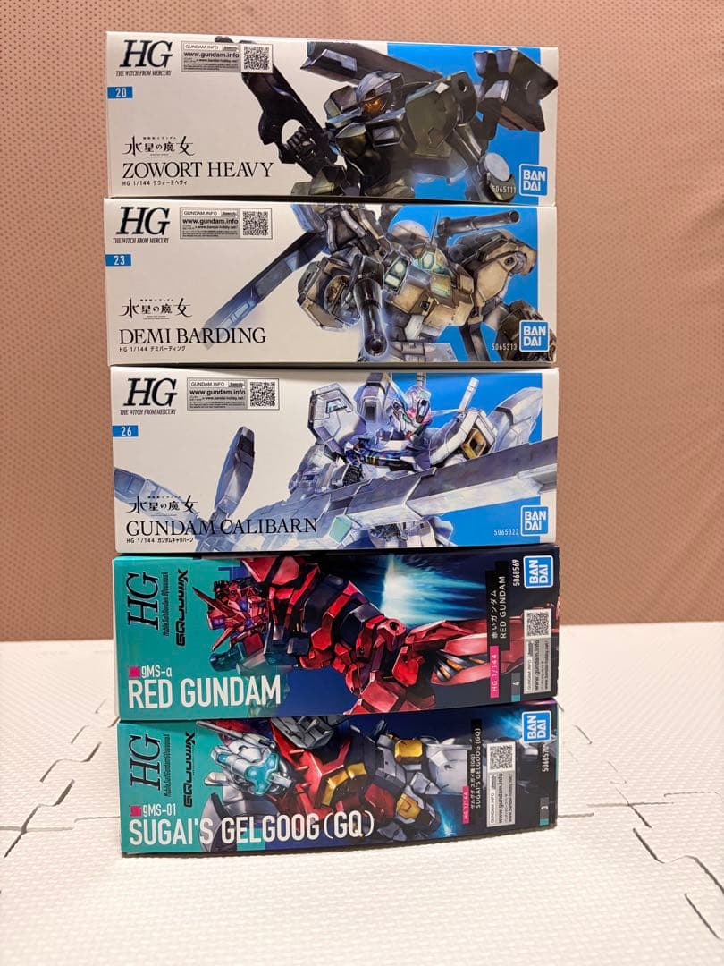 HG ガンプラ5点 まとめ売り