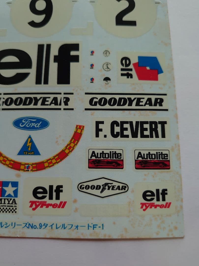 タミヤ1/12タイレルフォードF1