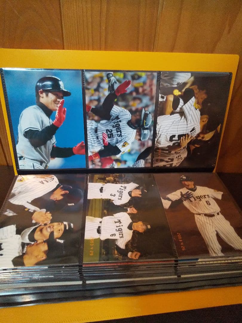 超レア！阪神タイガースウエハース！写真型プロマイド52枚等計119枚！