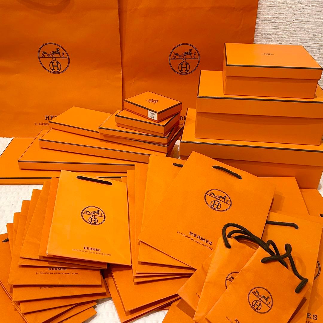 【新品同様多数】極上美品 エルメス まとめ40点 ボックス空箱 ショッパー 紙袋