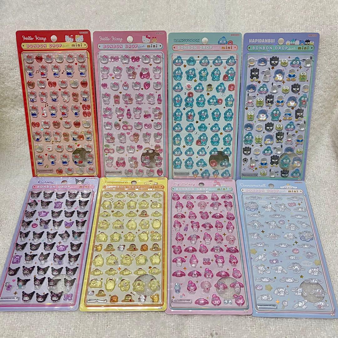 シ*ゲ様 ＊*見様 ボンボンドロップ サンリオ ミニ 8種コンプ