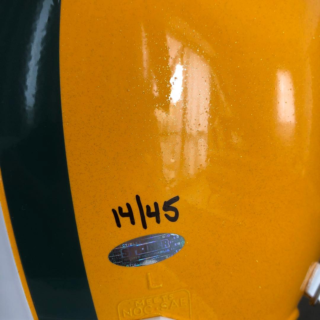 アーロンロジャース Green Bay Packers サイン入りヘルメット