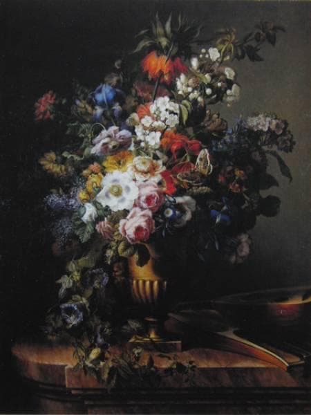 Ｆ・Ｌ・Ｙ・フォンタネ、花、超希少、新品額付、状態良好