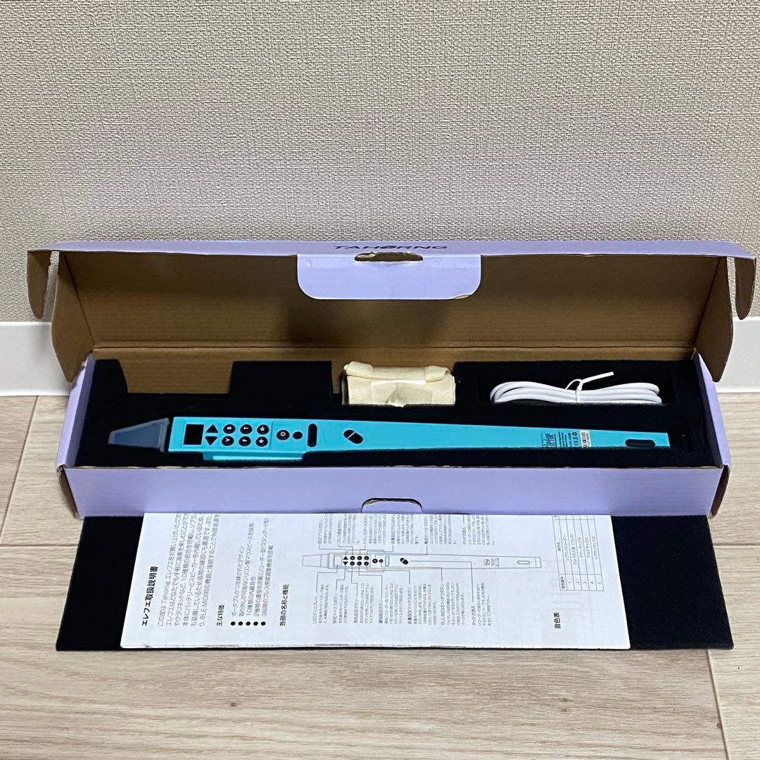 TAHORNG Elefue エレフエ 電子リコーダー ブルー 中古品