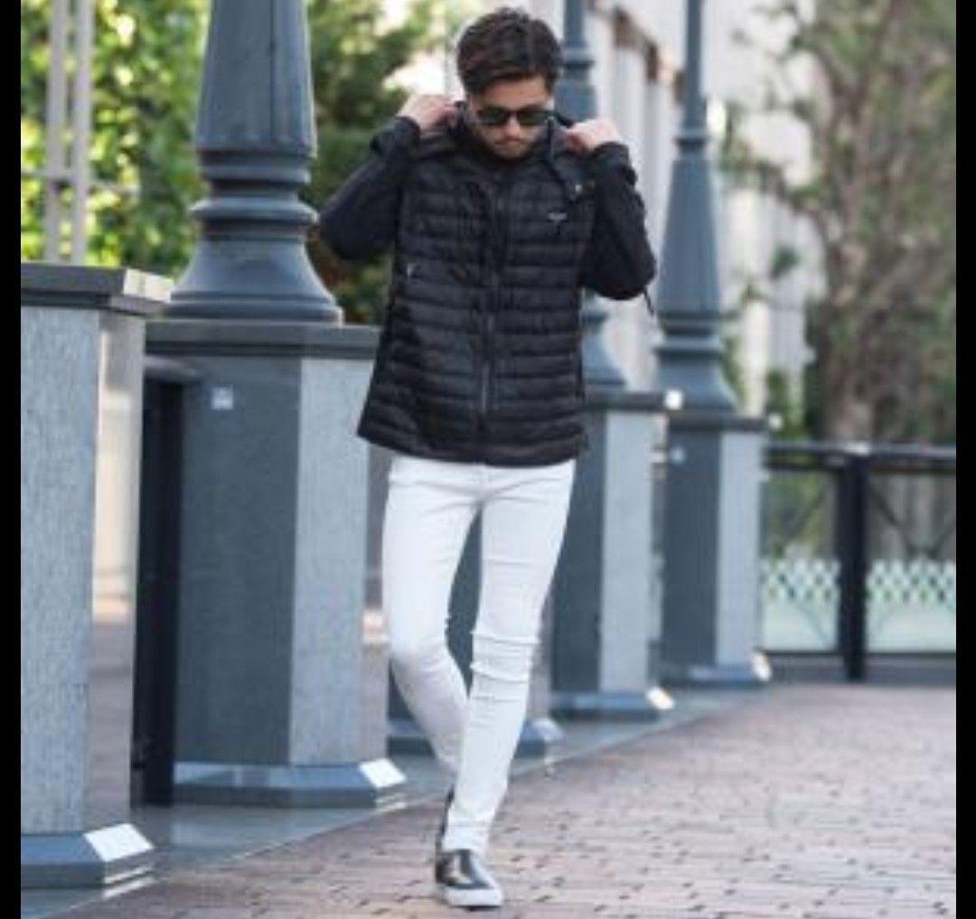 LUXE/R コンビネーション ダウン フード ジャケット M 黒