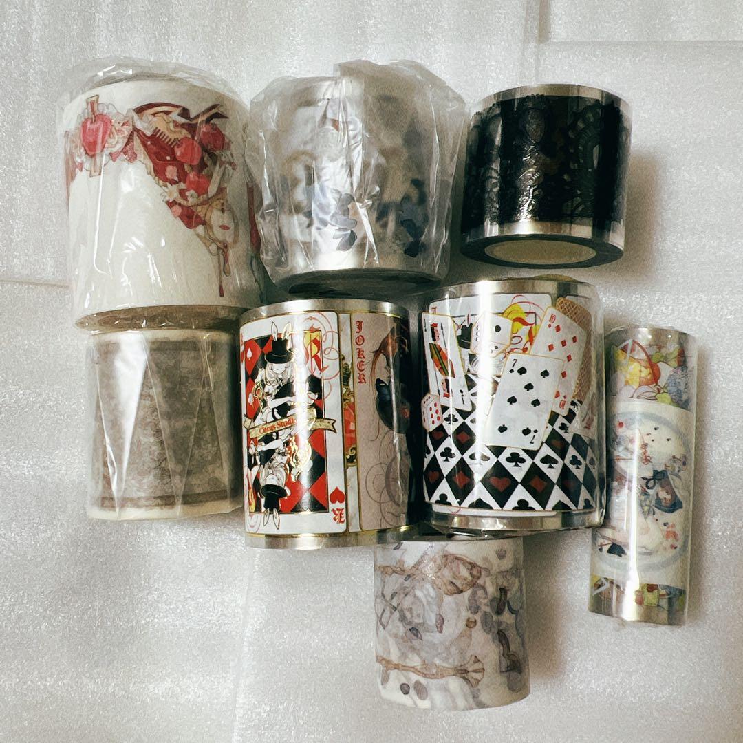 海外マステ 人物 背景 コラージュ マスキングテープ まとめ売り 纏め売り