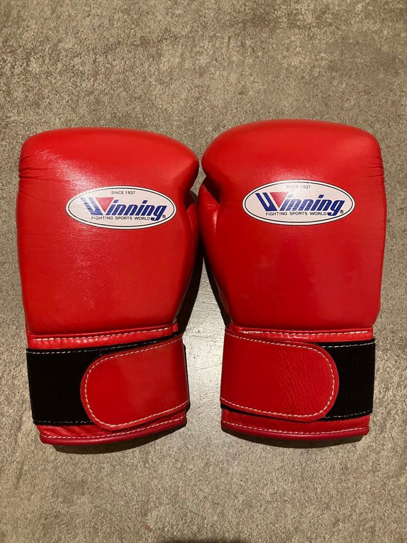 winning ウィニングボクシンググローブ レッド 8オンス MS-200B