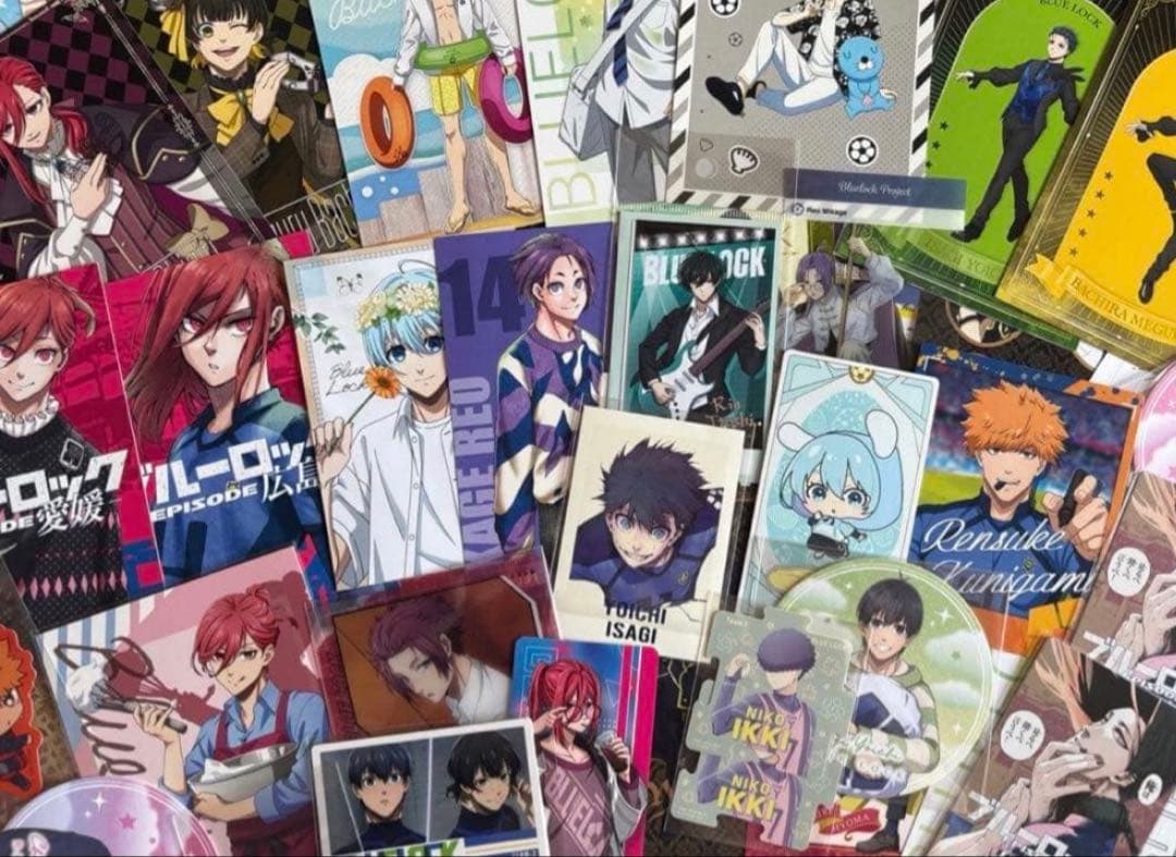 アニメグッズ ブルーロック　紙類　大量　まとめ売り