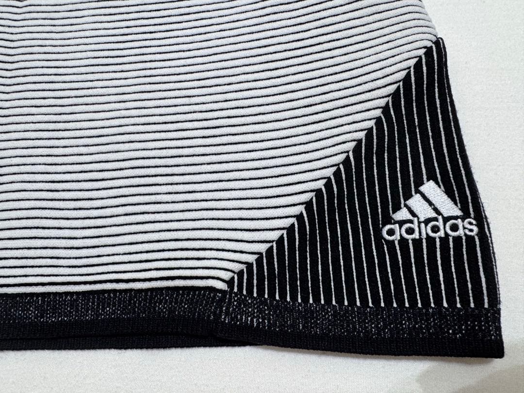 値下げ‼️極美品✨adidas ジップニットパーカー＆ニットスカートセット