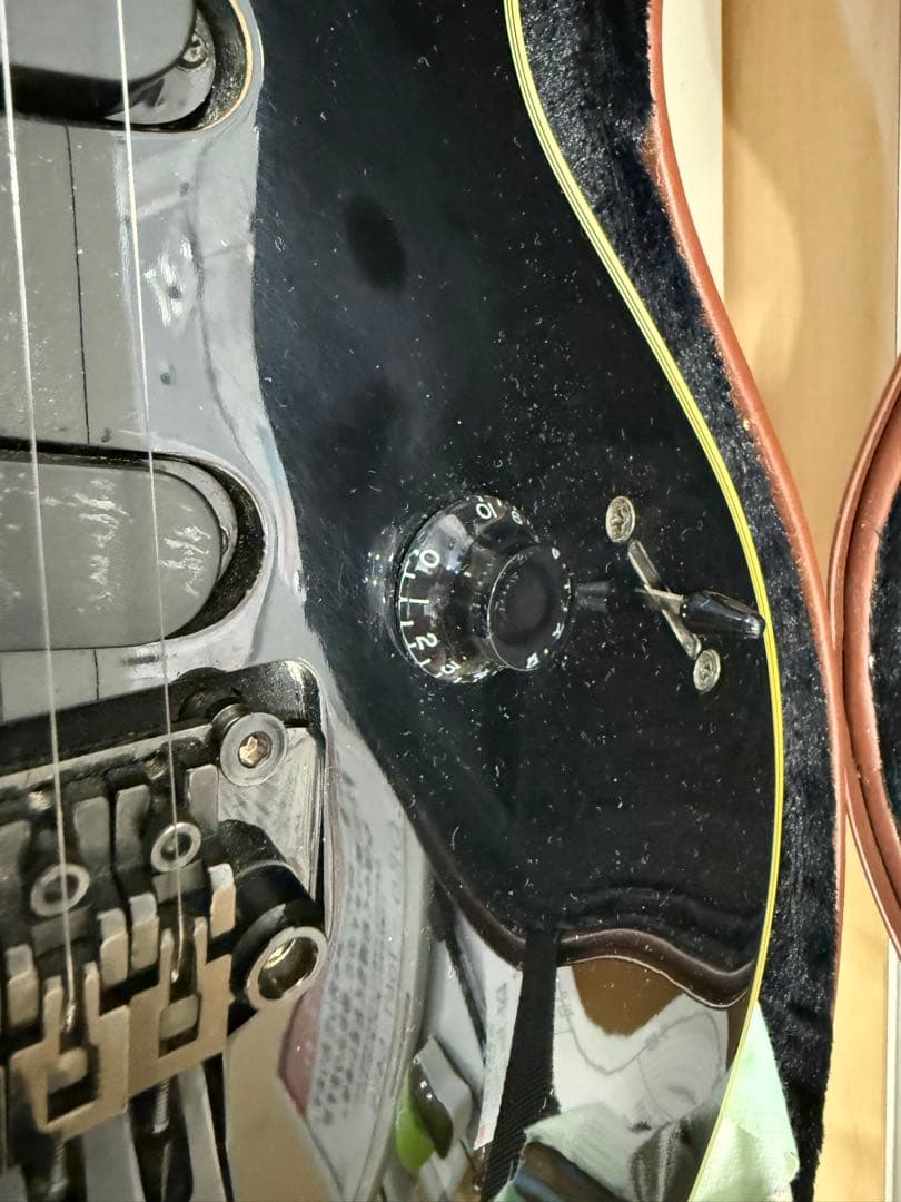 GrassRoots エレキギター ブラック ハードケース付き