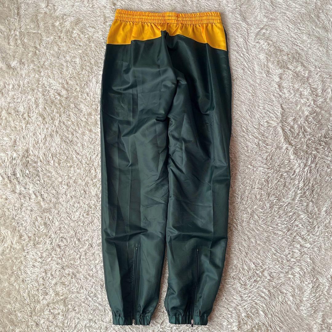 【美品】アンブロ ピステ 上下セットアップ ロゴプリント 緑×黄 メンズXL