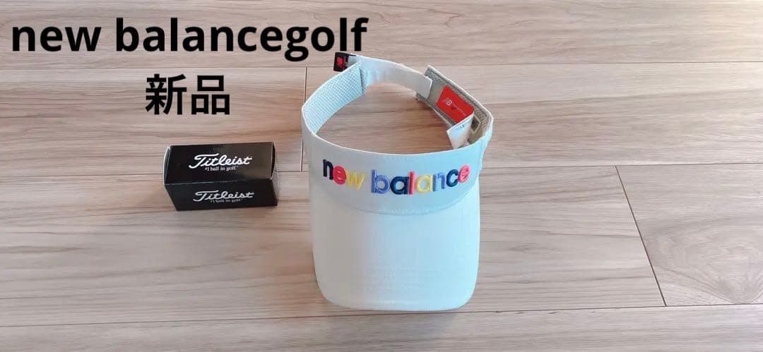 【新品】Newbalance golf sun visor ニューバランスゴルフ