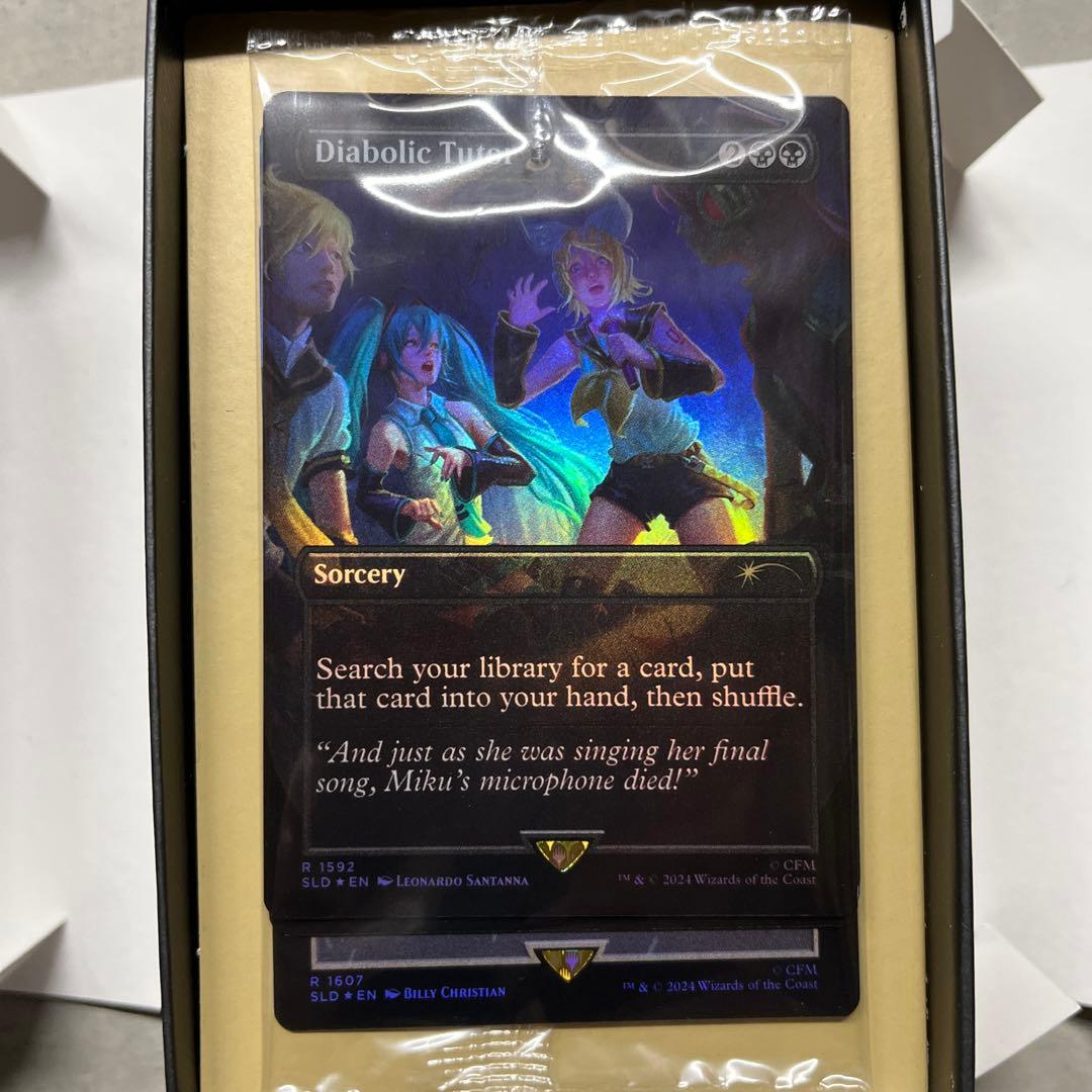MTGシークレットレイヤー　初音ミク　夏　英語版 FOIL　開封品　2box