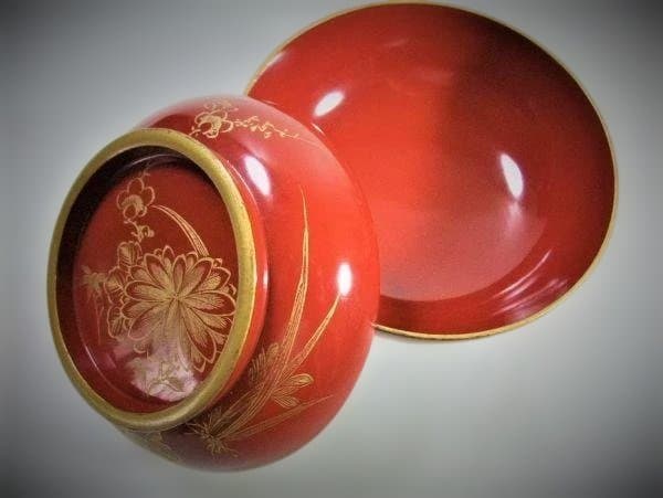 金蒔絵 吸い物椀 大正四年 京漆器 十客