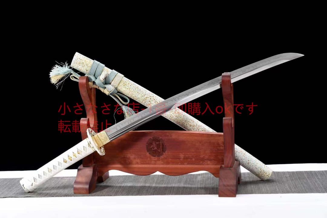 T10焼刃三色研磨小烏丸『常青藤』 古兵器 武具 刀装具 日本刀 模造刀 居合刀