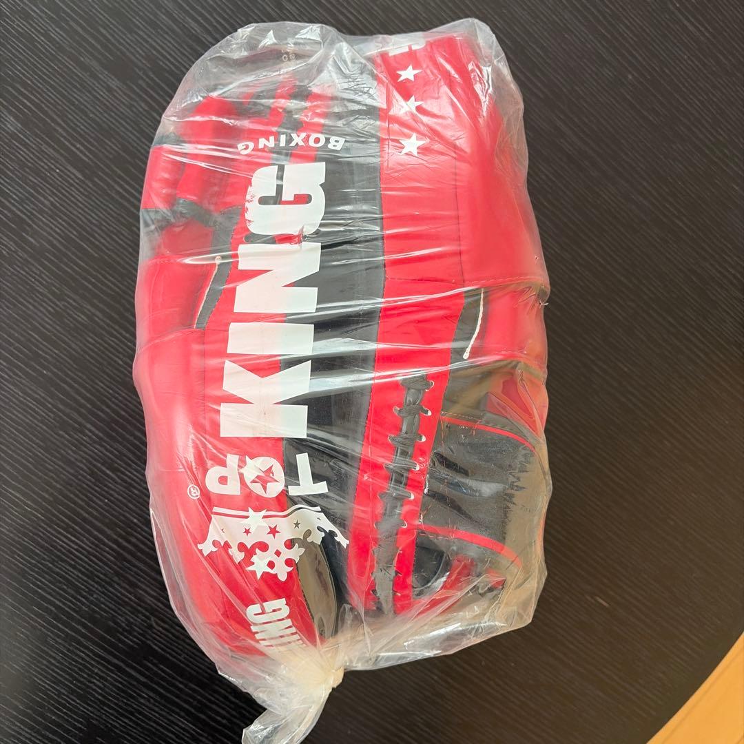 TOP KING パンチングキックミット赤