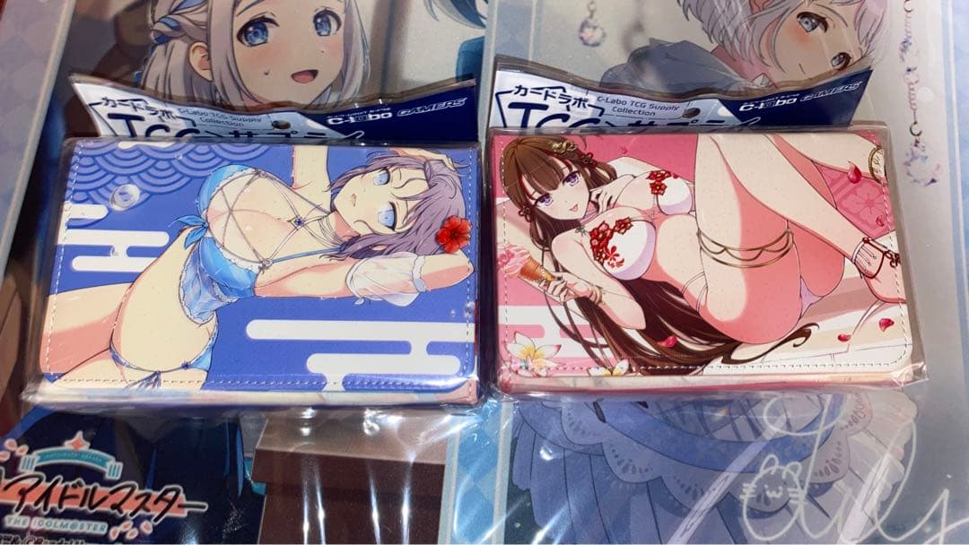 閃乱カグラ PU製デッキケース ワイドサイズ 雪泉 鴇 セット