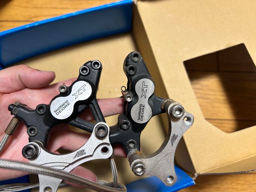 Shimano XT M755油圧ブレーキセット　初期モデル