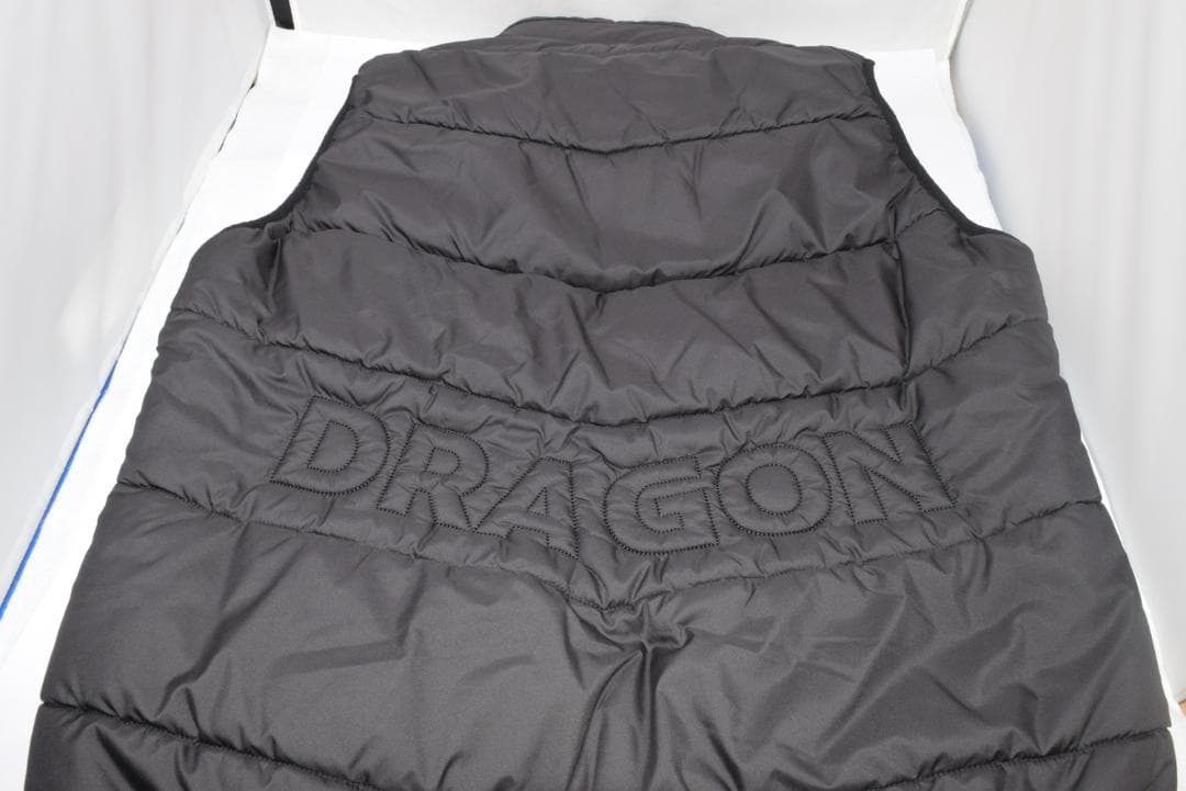 新品☆ダンスウィズドラゴン ストレッチ マイクロ タフ タベスト☆黒☆XLサイズ