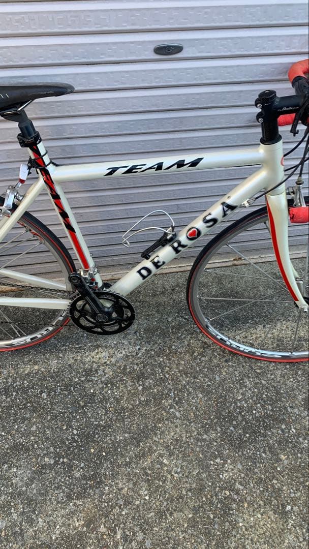 DE ROSA TEAM ロードバイク ホワイト/レッド