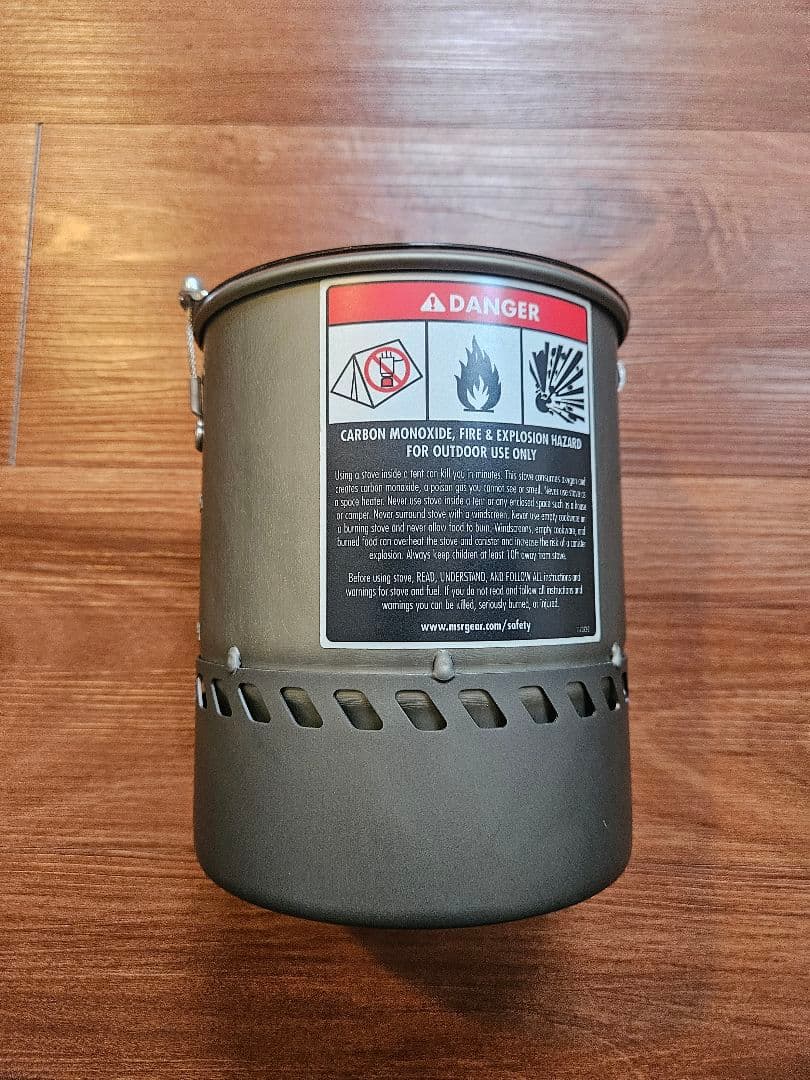 日本未発売 MSR リアクター 1.7L ポット キャニスター