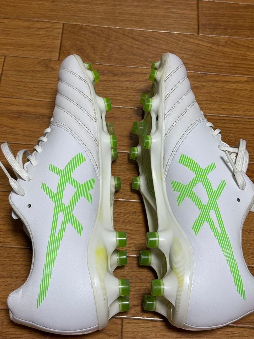 G5 LIGHT PRO サッカーシューズ ホワイト/グリーン （横幅2E程度）