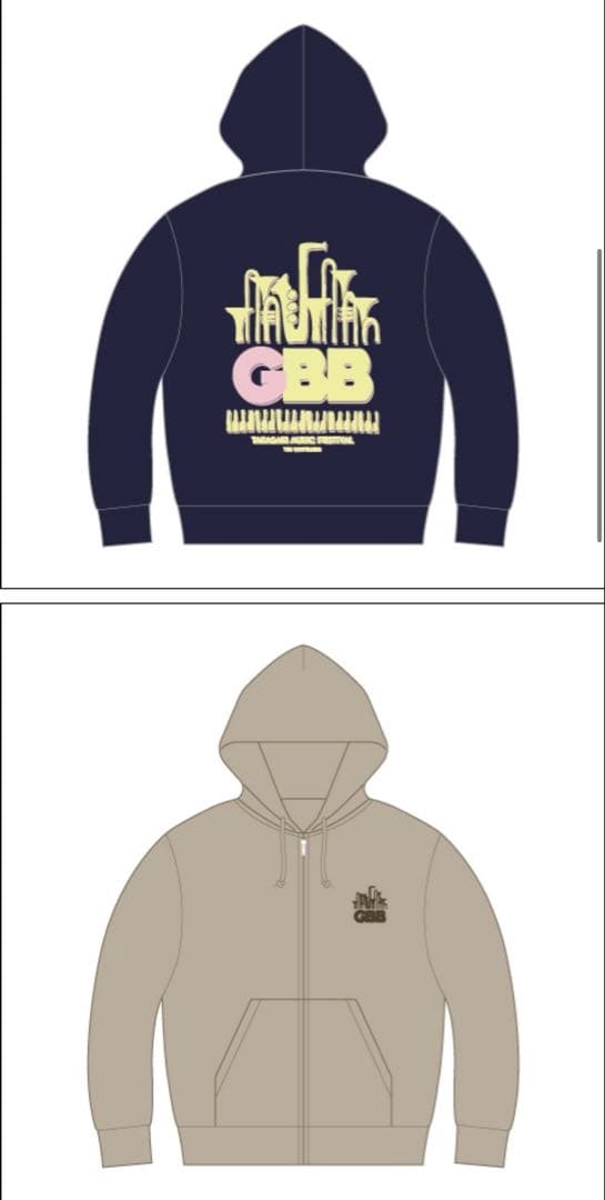 【新品未開封】ゴスペラーズ高崎音楽祭2025ジップパーカー Lサイズ 2色セット