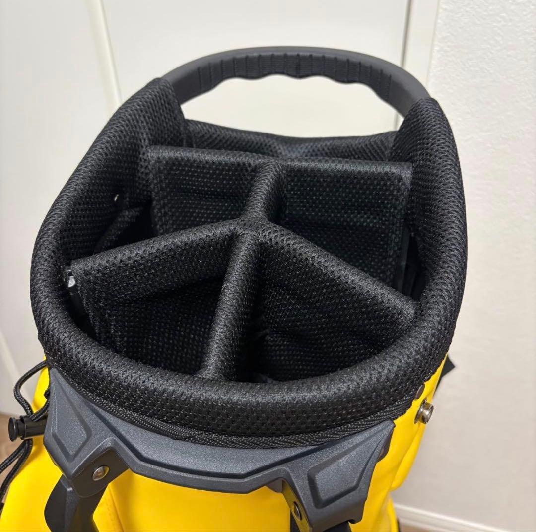 新品未使用品 GOLF PARTNER NEXGEN イエローキャディバッグ