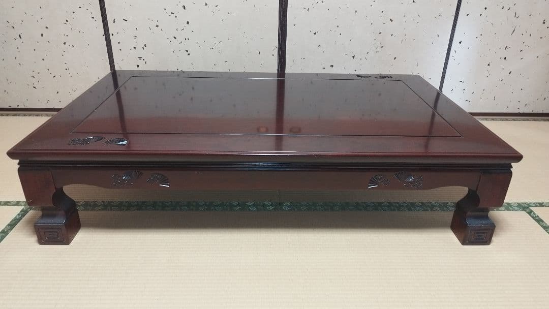 【直接引取】【 昭和レトロ 】高級 座卓 ローテーブル ２セット