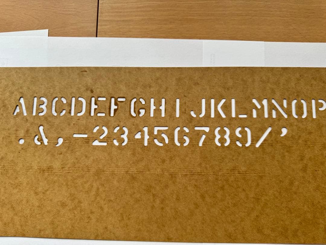 MARSH社製 ステンシルマシン 3/4インチ アイボリー 美品 世田谷ベース